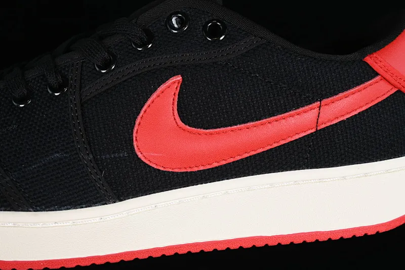 All categories Air Jordan Jordan series basketball shoes Air Jordan 1 Low Z version AJKO 1 Low Shadow AJ1 Joe 1 black and red canvas cultural casual shoes DX4981-006
